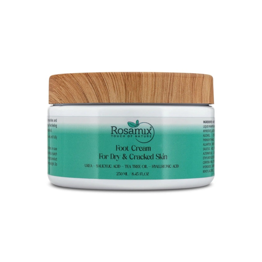 NWT Rosamix Touch of Nature Foot Cream for Dry & Cracked Skin - 250ml / 8.45 fl